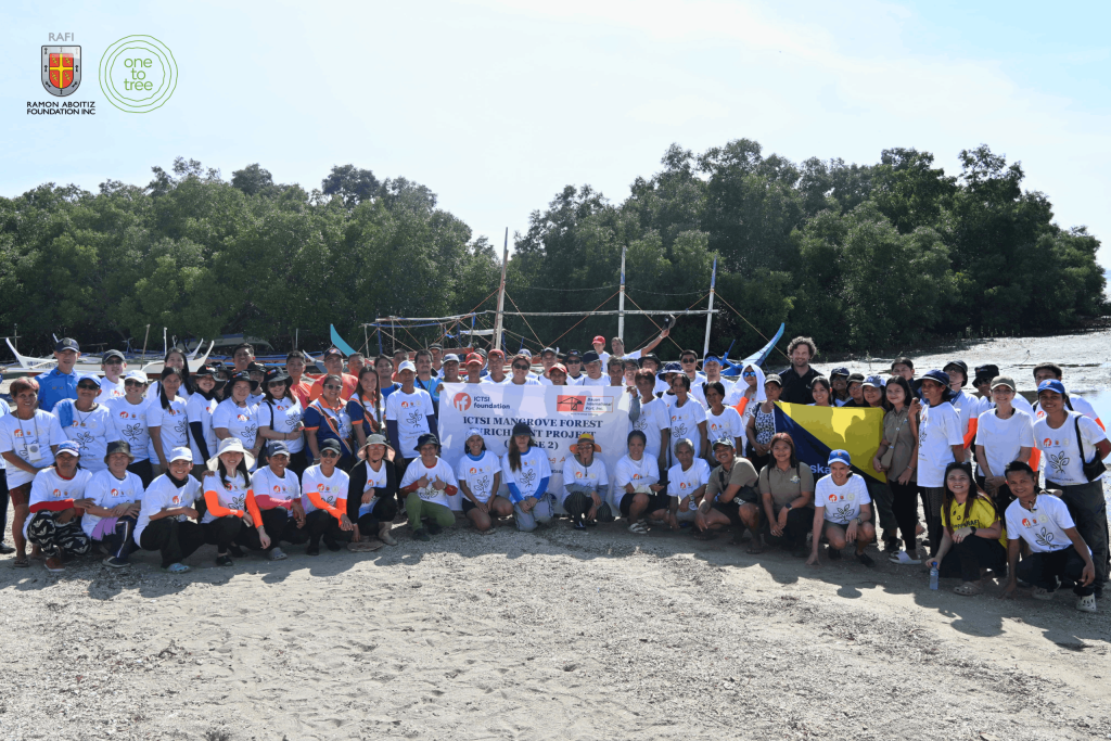 Batangas LGU, ICTSI Foundation, BIPI, and RAFI One to Tree attending the ceremonial tree-growing activity